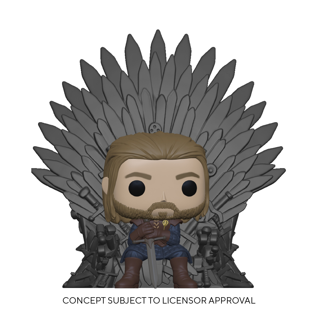 POP! Deluxe: Game of Thrones - Ned Stark on Throne 