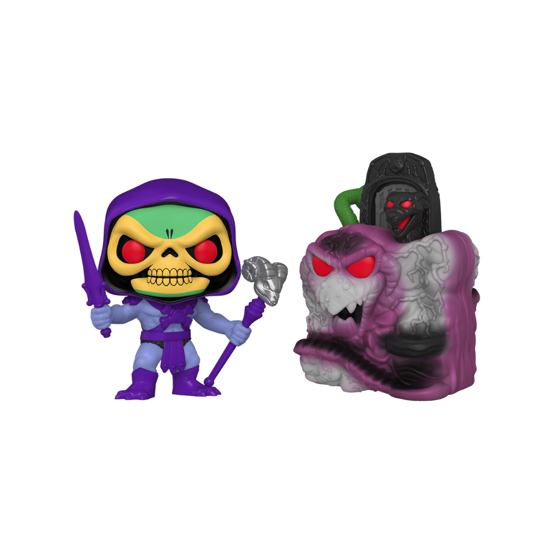 POP! Town: MOTU - Skeletor with Snake Mountain