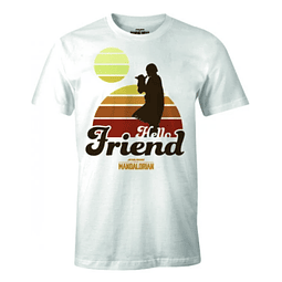 T-shirt Star Wars The Mandalorian Hello Friend 