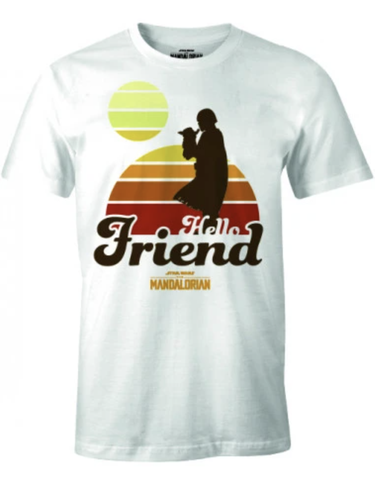 T-shirt Star Wars The Mandalorian Hello Friend 