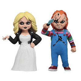 NECA Toony Terrors: Bride of Chucky - Chucky and Tiffany