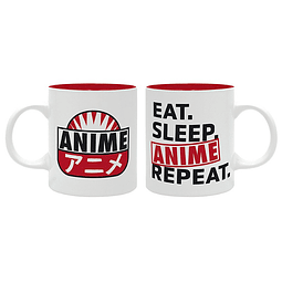 Caneca - Eat Sleep Anime Repeat