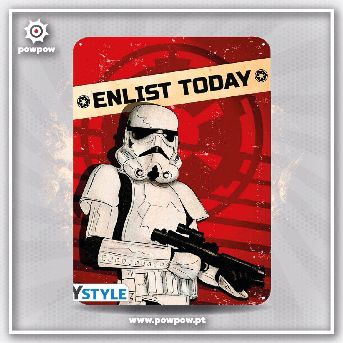 Placa de Metal Star Wars Enlist Today