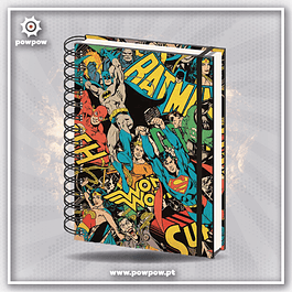 Notebook A5 DC Comics Montage