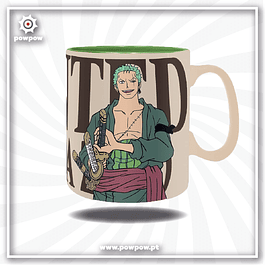 Caneca One Piece - Zoro (Wanted Poster)