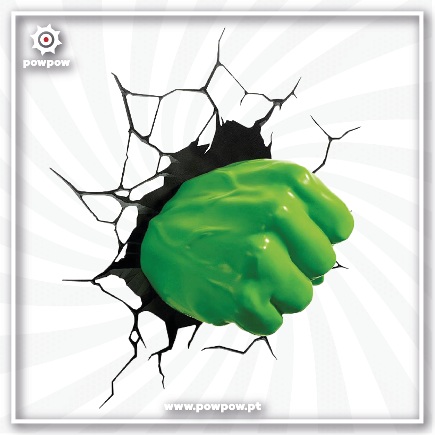 Luz de Presencia Marvel: Hulk Fist