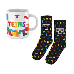 Set Caneca & Meias Tetris: Tetriminos