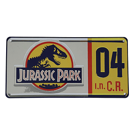 Réplica Jurassic Park: Dennis Nedry License Plate
