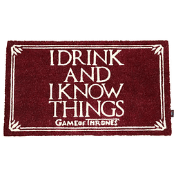 Tapete Game of Thrones: I Drink and Know Things