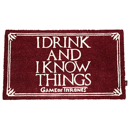 Tapete Game of Thrones: I Drink and Know Things