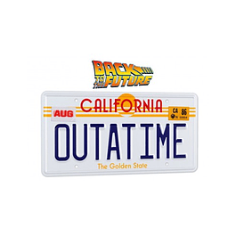 Réplica Back to the Future: License Plate