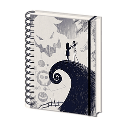 Notebook A5 The Nightmare Before Christmas - Spiral Hill