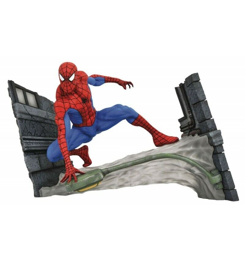 Estátua Marvel: Spider-Man (Webbing)