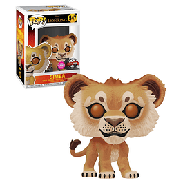 POP! Disney: The Lion King - Simba (Flocked)