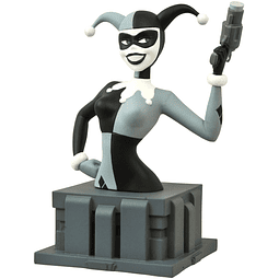 Busto DC Comics: Batman the Animated Series - Harley Quinn "Almost Got 'im" B&W