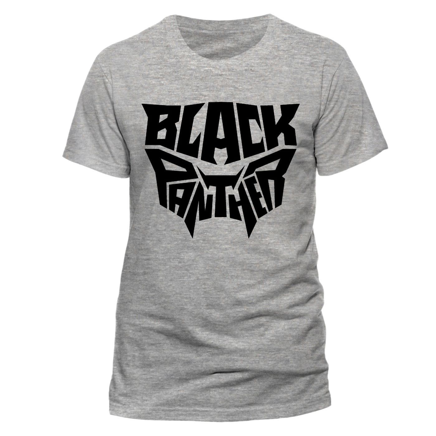 T-shirt Black Panther Text Logo