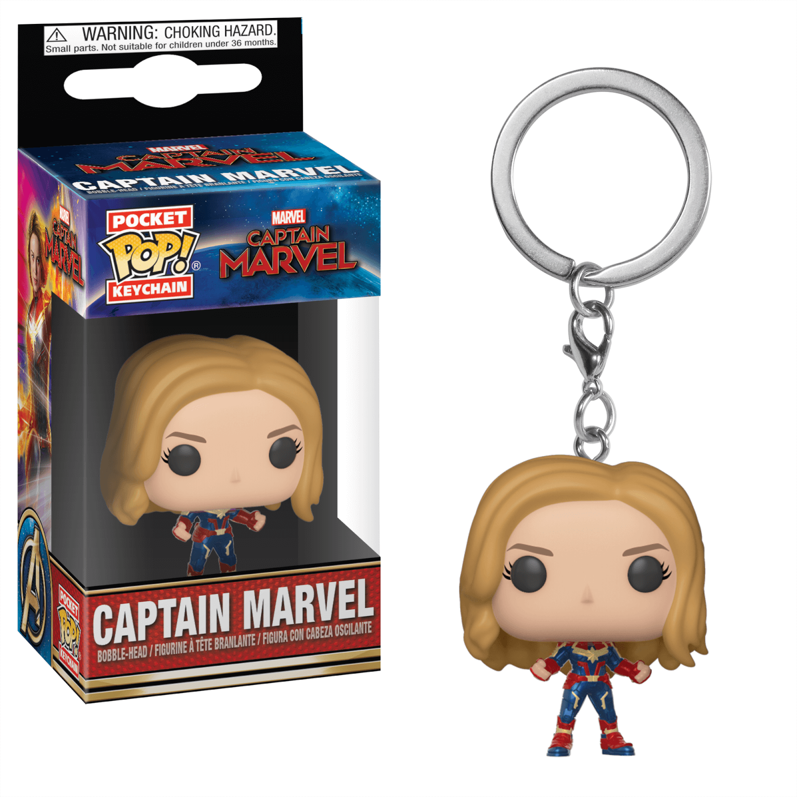 Porta-chaves Pocket POP! Captain Marvel: Captain Marvel 