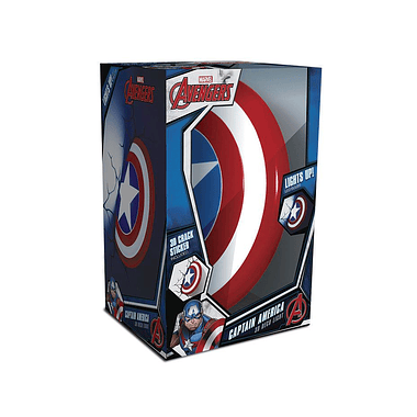 Luz de Parede Marvel Captain America Shield