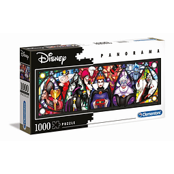 Puzzle 1000 Peças Disney Villains Panorama