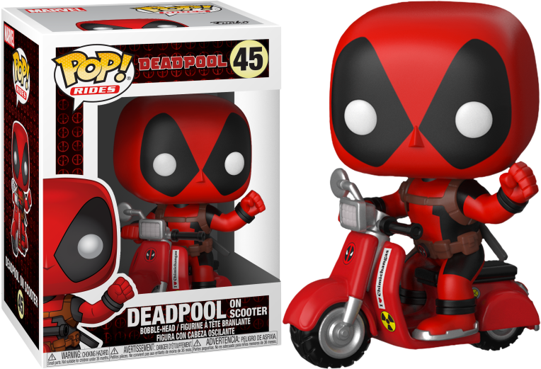 POP! Rides: Deadpool - Deadpool on Scooter 