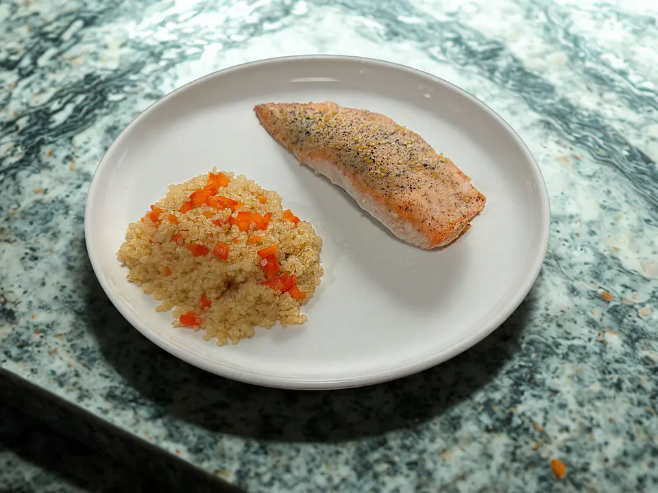 Salmon con quinoa 1