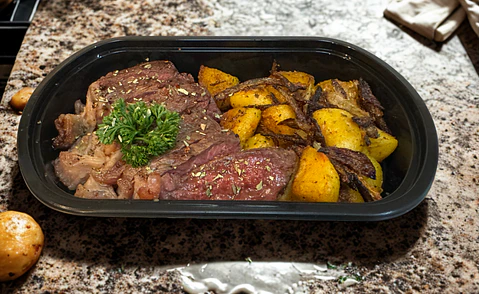 Lomo de Res con papa estilo francés