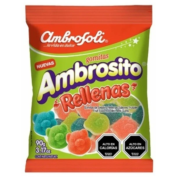 AMBROSOLI GOMITAS RELLENAS 90 GRS 2