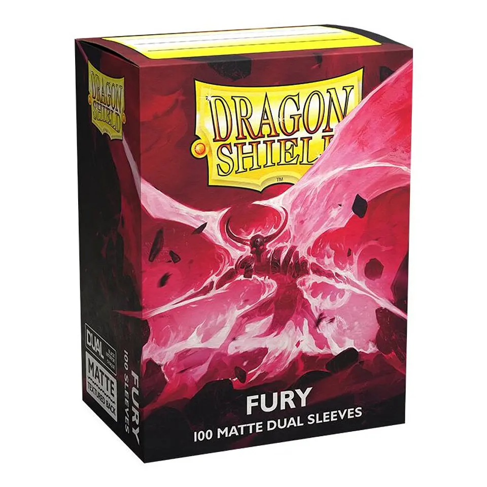 Dragon Shield - Standard Size Dual Matte Sleeves (100 Sleeves) - Fury 1