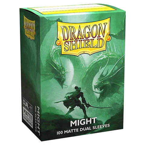 Dragon Shield - Standard Size Dual Matte Sleeves (100 Sleeves) - Might