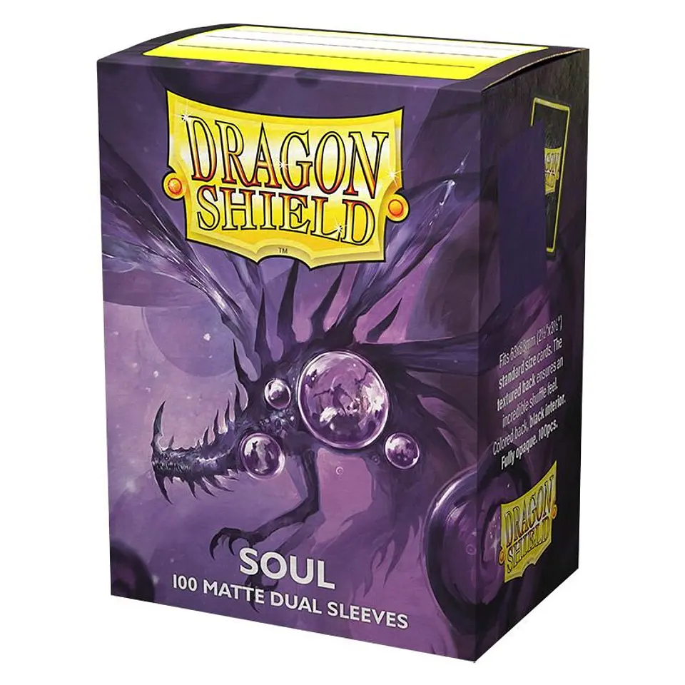 Dragon Shield - Standard Size Dual Matte Sleeves (100 Sleeves) - Soul 1