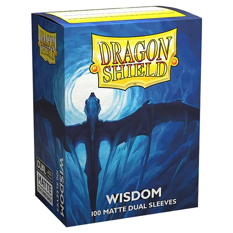 Dragon Shield - Standard Size Dual Matte Sleeves (100 Sleeves) - Wisdom