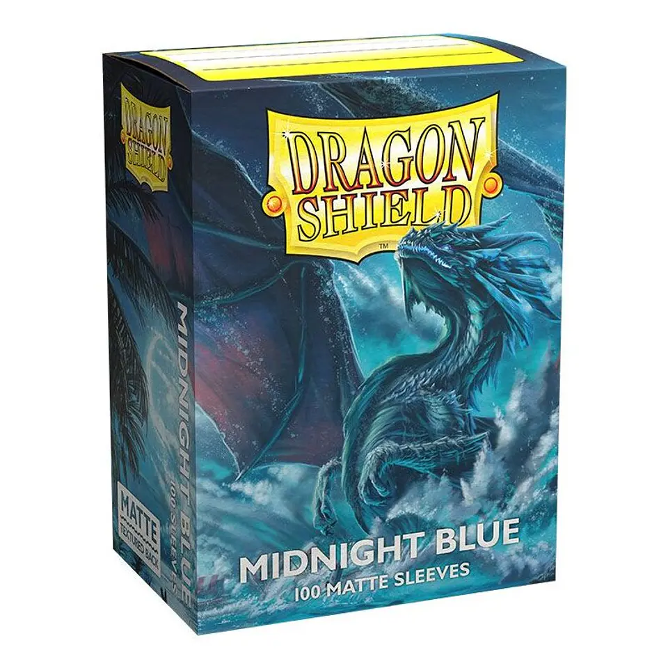 Dragon Shield - Standard Sleeves Matte (100 Sleeves) Midnight Blue 1