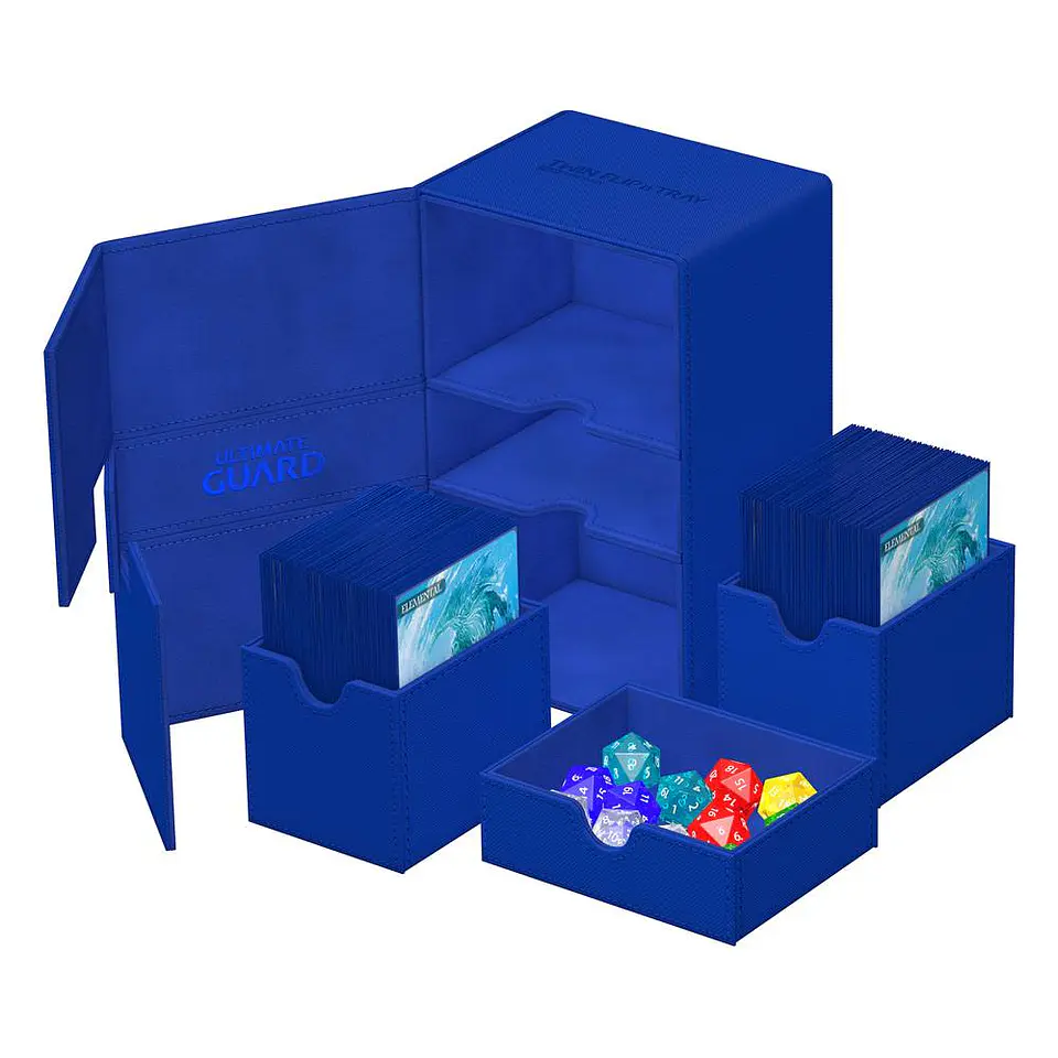 Ultimate Guard Twin Flip'n'Tray 160+ Xenoskin - Blue 3