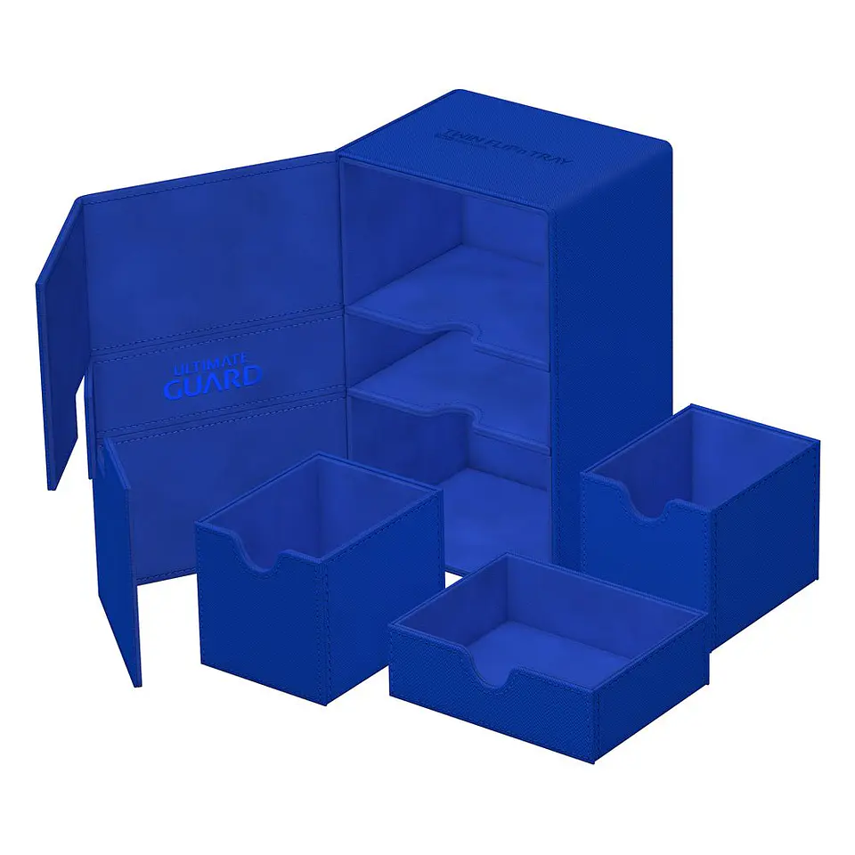 Ultimate Guard Twin Flip'n'Tray 160+ Xenoskin - Blue 1