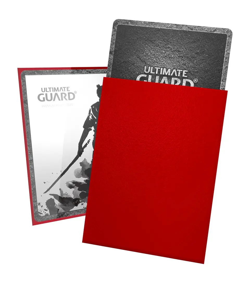 Ultimate Guard Katana Sleeves Standard Size (100) - Red 2