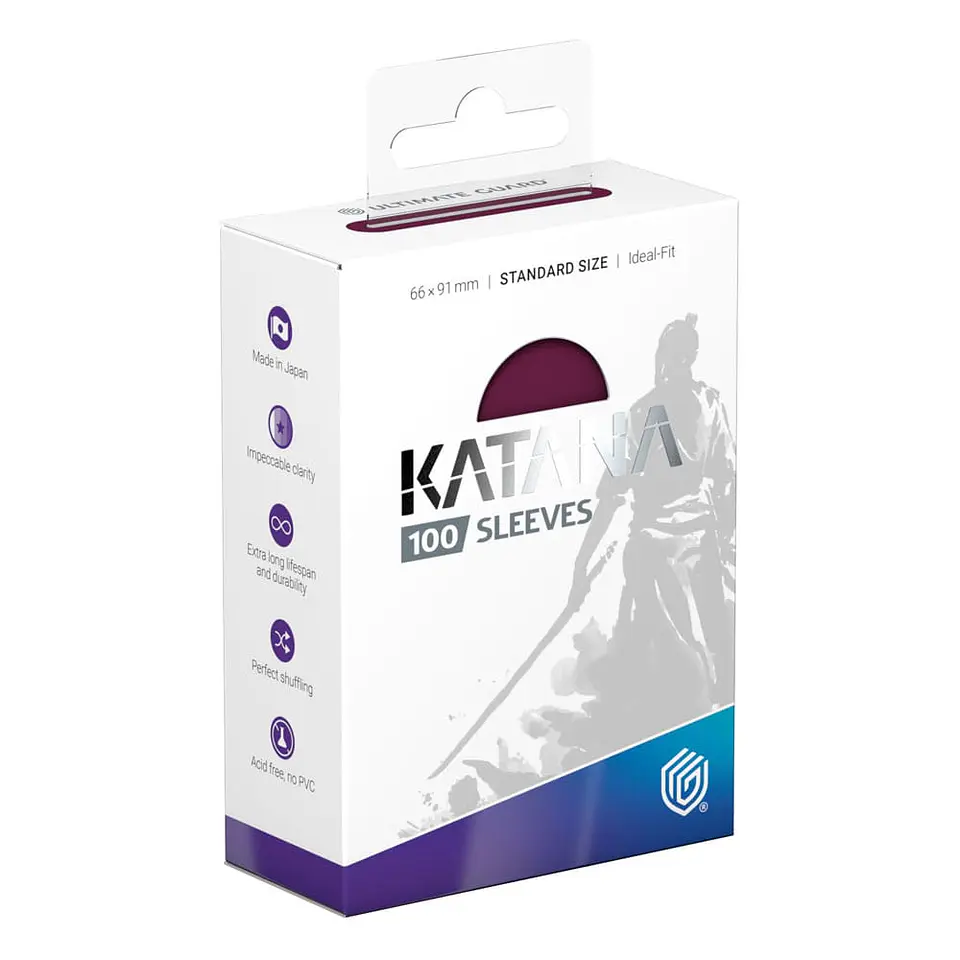 Ultimate Guard Katana Sleeves Standard Size (100) - Radiant Plum 1