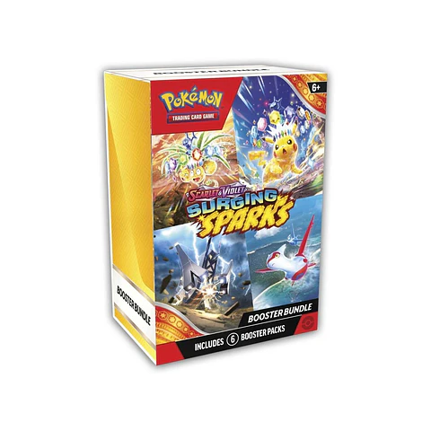 Surging Sparks Booster Bundle Pokémon Center Version