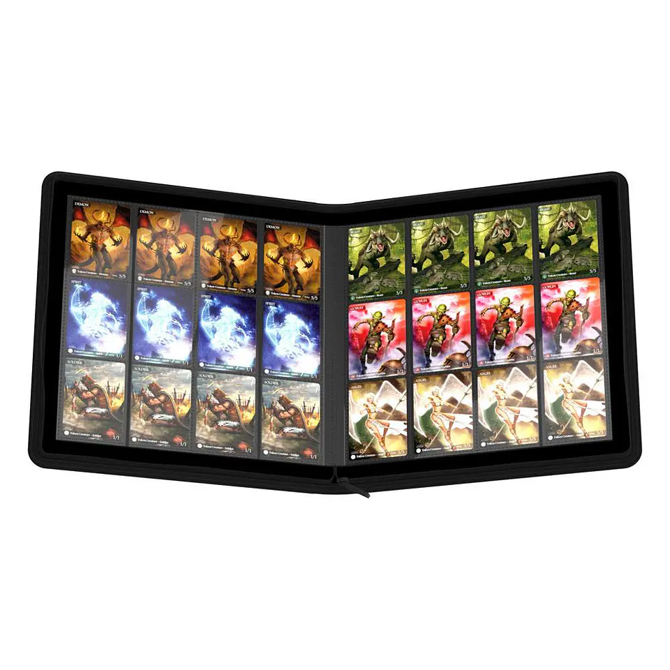 Ultimate Guard Zipfolio 480 24-Pocket Xenoskin - Black 3