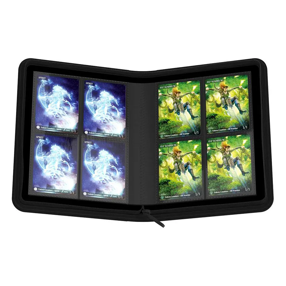 Ultimate Guard Zipfolio 160 8-Pocket Xenoskin - Black 4