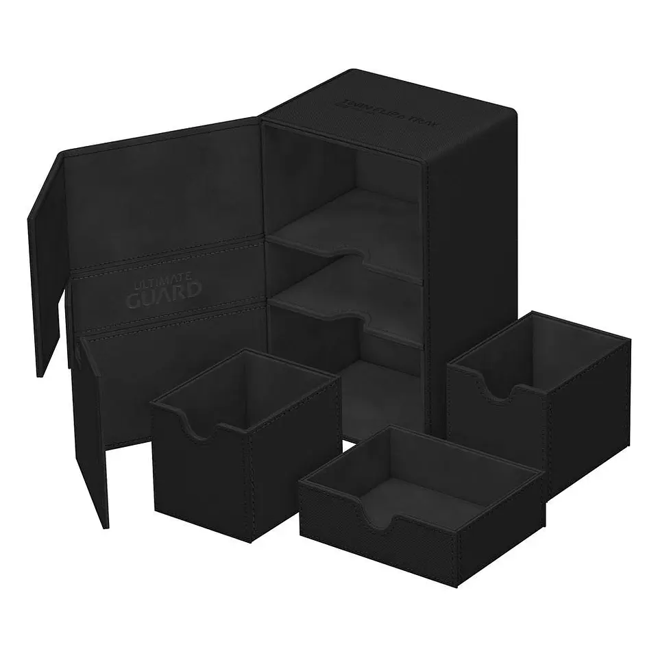 Ultimate Guard Twin Flip'n'Tray 160+ Xenoskin - Black 1
