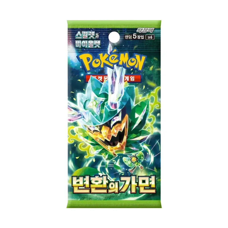 Pokemon - Booster Pack Coreano – Mask of Change sv6 1