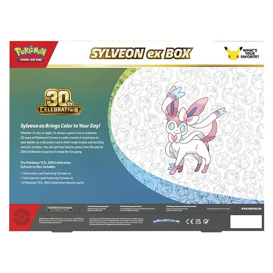 Pokémon TCG 30th Celebration Sylveon Ex Box 2