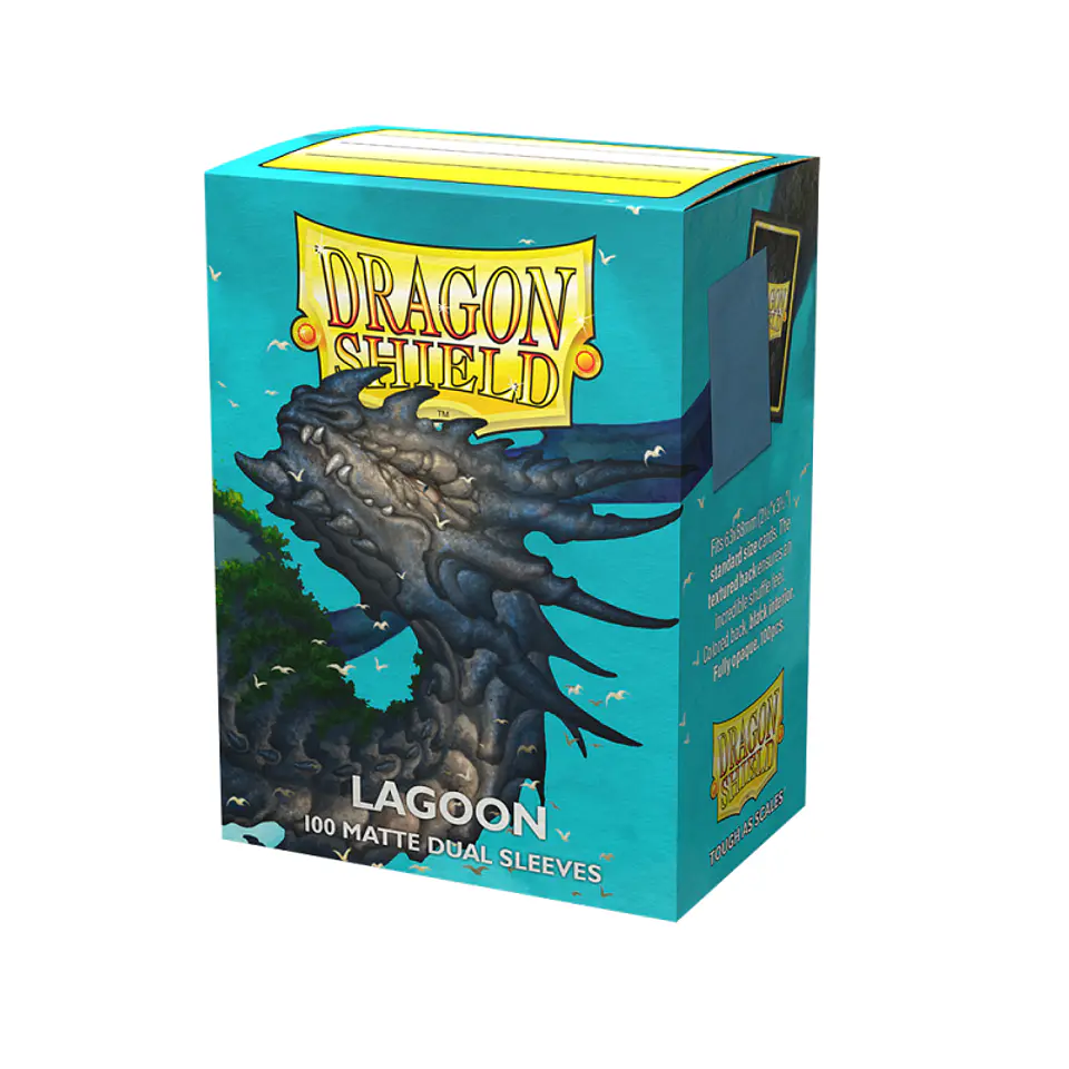 Dragon Shield - Standard Size Dual Matte Sleeves (100 Sleeves) - Lagoon 1