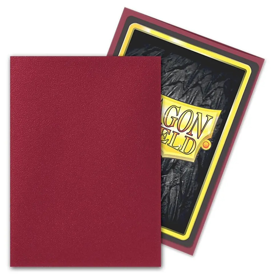 Dragon Shield - Standard Sleeves Matte (100 Sleeves) Blood Red 2