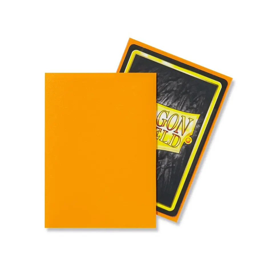 Dragon Shield - Standard Sleeves Matte (100 Sleeves) Orange 2