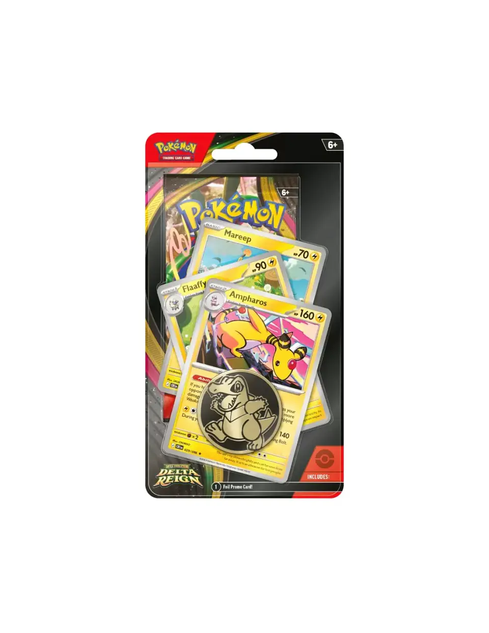 Pokémon Delta Reign Premium Checklane Blister Ampharos 1