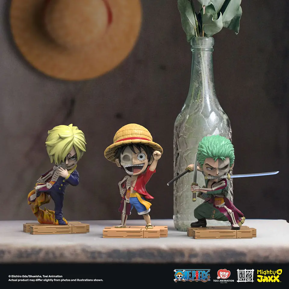 One Piece Freeny's Hidden Dissectables Vinyl Figure Luffy, Zoro and Sanji 10 cm 2