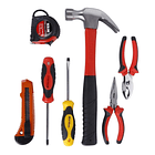 Kit De Herramientas Manuales Acero 7 Piezas Redline 1