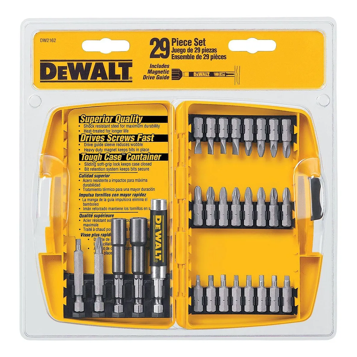 Set De 29 Piezas Con Guía Magnética Dewalt Dw2162 2