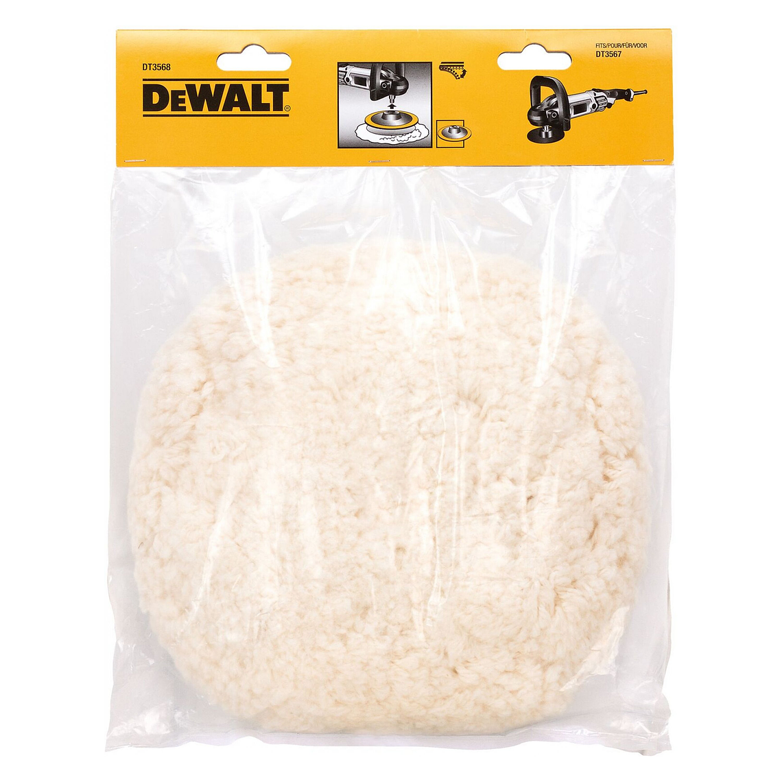 Bonete De Pulir Para Amoladora Ø 180mm Dewalt Dt3568-qz 2